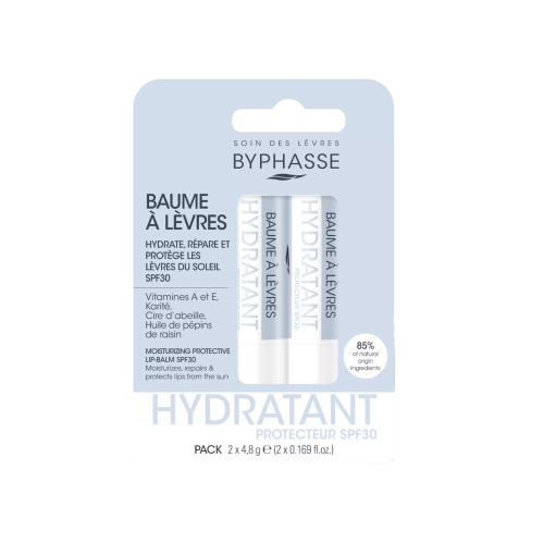 Byphasse - Duo di balsami labbra idratanti con SPF30
