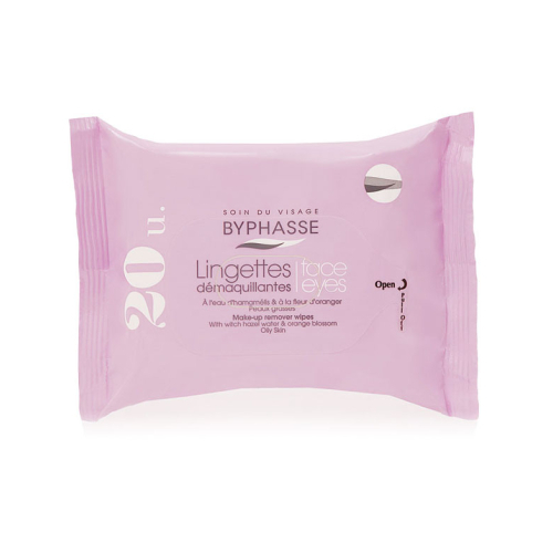 Byphasse - Salviette struccanti 20 - Witch hazel water and orange blossom