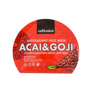 Café Mimi - Maschera Antiossidante in Tessuto - Acai & Goji