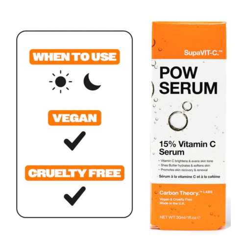 Carbon Theory - *SupaVIT-C* - Siero viso con 15% di vitamina C Pow Serum