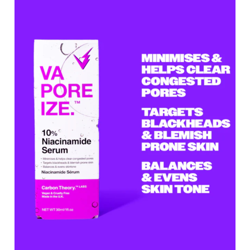 Carbon Theory - *VaPOREize* - Siero viso con Niacinamide 10%