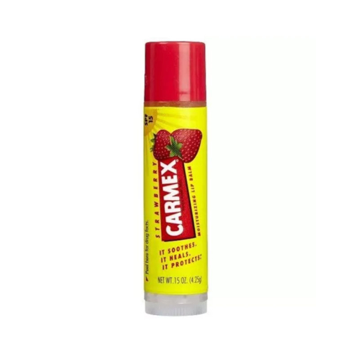 Carmex - Balsamo labbra idratante in Stick SPF15 - Fragola
