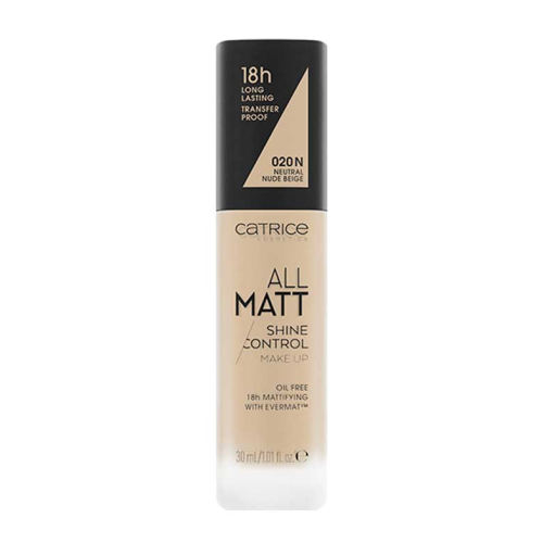 Catrice - Fondotinta All Matt Shine Control - 020N: Neutral Nude Beige