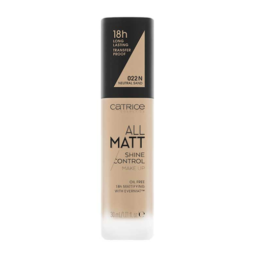 Catrice - Fondotinta All Matt Shine Control - 022N: Neutral Sand