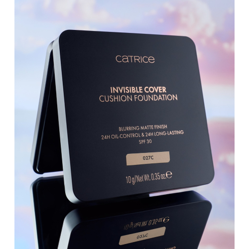 Catrice - *Glass Cloud* - Base trucco Invisible Cover Cushion Foundation - C027C