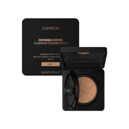 Catrice - *Glass Cloud* - Base trucco Invisible Cover Cushion Foundation - C042C