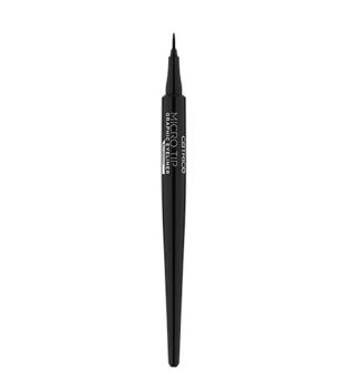 Catrice - Eyeliner waterproof Micro Tip Graphic - 010: Deep Black