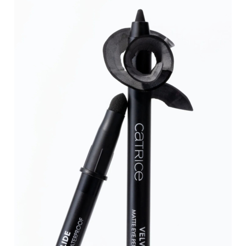 Catrice - Matita per occhi Velvet Glide Matte - 010: Black Stone