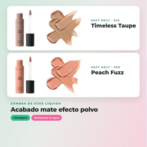 Catrice - Confezione di 4 ombre liquide liquid to powder Soft Melt