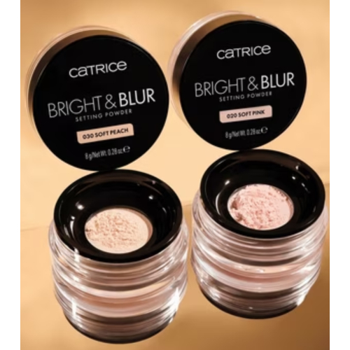 Catrice - Cipria in polvere libera Bright & Blur - 030: Soft Peach