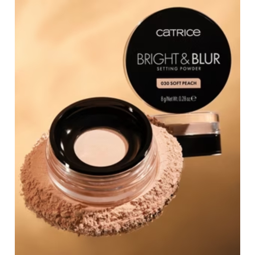 Catrice - Cipria in polvere libera Bright & Blur - 030: Soft Peach