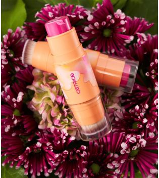Catrice - *Seeking Flowers* - Blush in stick + pennello - C01: Berrylicious