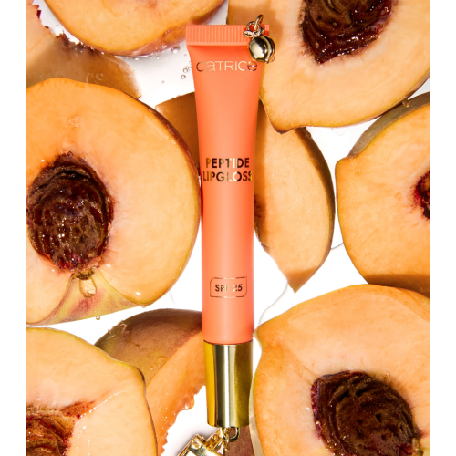 Catrice - *The Summer Edit* - Lucidalabbra ai peptidi SPF25 - C03: Peach Iced Tea