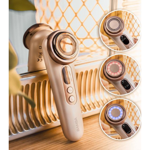 Cecotec - Massaggiatore viso elettrico per fototerapia Bamba FaceCare Lightsonic
