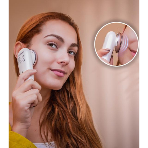 Cecotec - Massaggiatore viso elettrico per fototerapia Bamba FaceCare Lightsonic