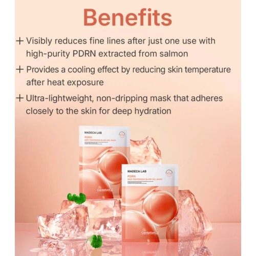 Centellian24 - Maschera facciale Madeca PDRN Glow Gel Mask