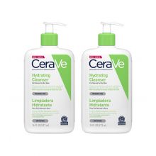 Cerave - Crema detergente idratante Duplo per pelli normali e secche - 2 x 473ml