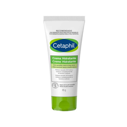 Cetaphil - Crema idratante per pelli sensibili e secche di viso e corpo - 85g