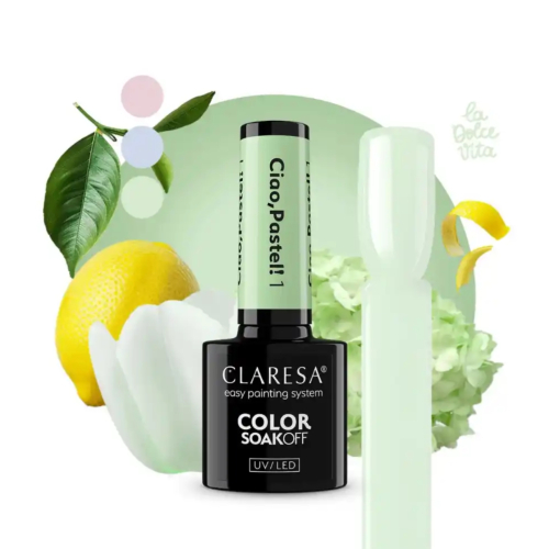 Claresa - *Ciao, Pastel!* - Smalto semipermanente Soak off - 01