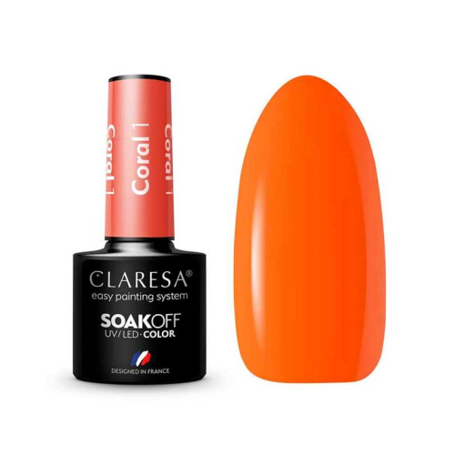 Claresa - Smalto semipermanente Soak off - 01: Coral