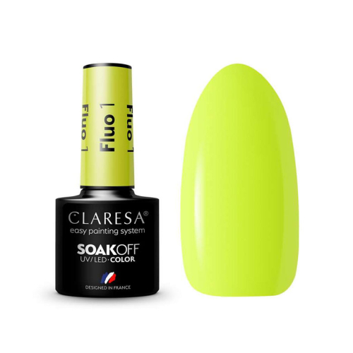Claresa - *Fluo* - Smalto semipermanente Soak off - 01