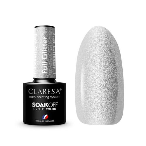 Claresa - Smalto semipermanente Soak off - 01: Full Glitter