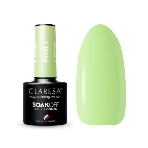 Claresa - Smalto semipermanente Soak off - 01: Mint
