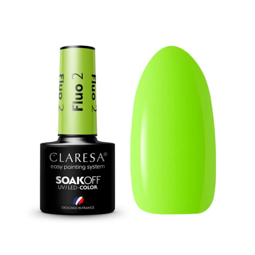 Claresa - *Fluo* - Smalto semipermanente Soak off - 02