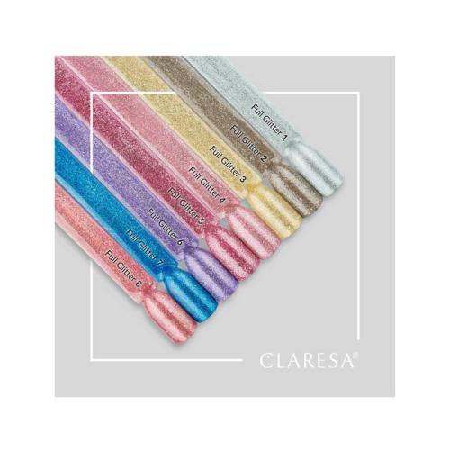 Claresa - Smalto semipermanente Soak off - 08: Full Glitter