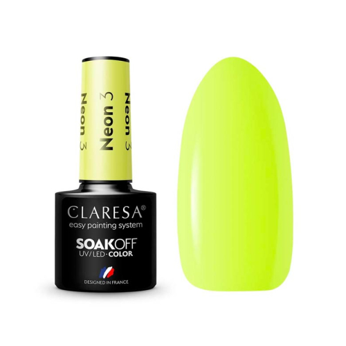 Claresa - Smalto semipermanente Soak off - 3: Neon