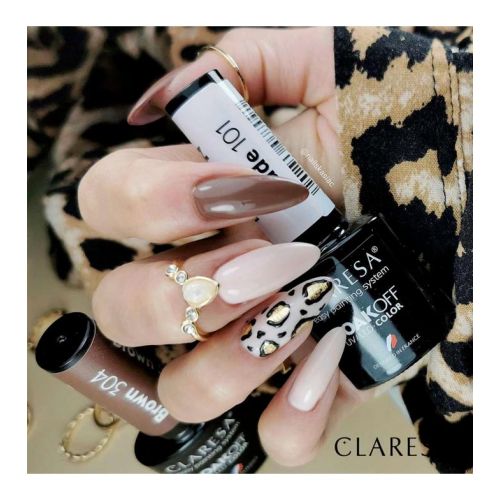 Claresa - Smalto semipermanente Soak off - 304: Brown