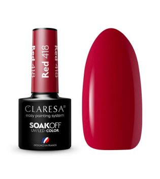 Claresa - Smalto semipermanente Soak off - 418: Red
