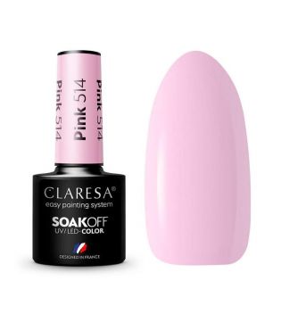 Claresa - Smalto semipermanente Soak off - 514: Pink