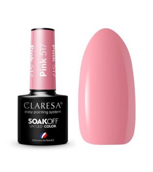 Claresa - Smalto semipermanente Soak off - 517: Pink