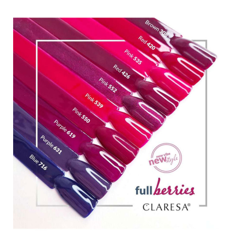 Claresa - Smalto semipermanente Soak off - 535: Pink