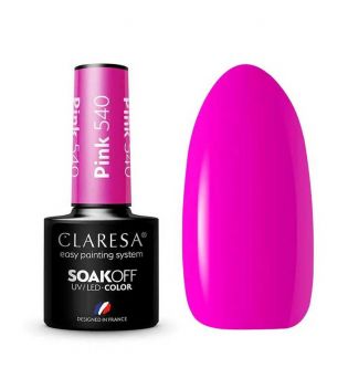 Claresa - Smalto semipermanente Soak off - 540: Pink