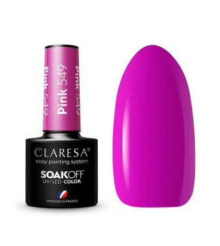 Claresa - Smalto semipermanente Soak off - 549: Pink