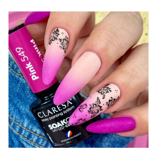 Claresa - Smalto semipermanente Soak off - 549: Pink