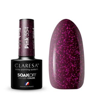 Claresa - Smalto semipermanente Soak off - 554: Pink