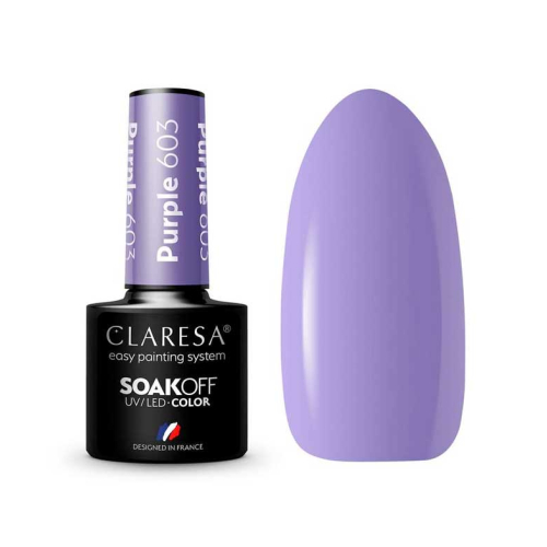 Claresa - Smalto semipermanente Soak off - 603: Purple