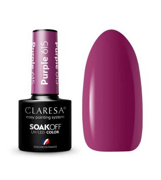 Claresa - Smalto semipermanente Soak off - 615:  Purple