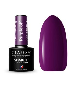 Claresa - Smalto semipermanente Soak off - 619: Purple