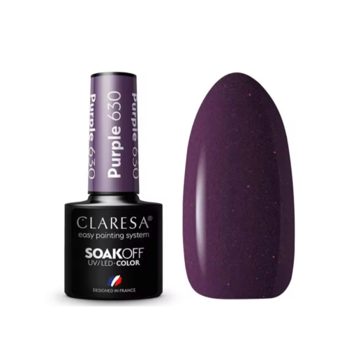 Claresa - Smalto semipermanente Soak off - 630: Purple