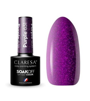 Claresa - Smalto semipermanente Soak off - 631: Purple