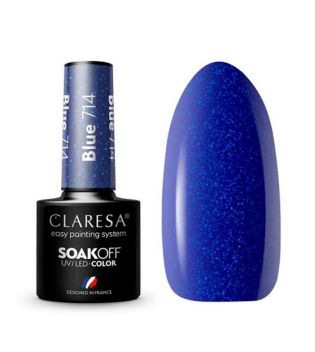Claresa - Smalto semipermanente Soak off - 714: Blue