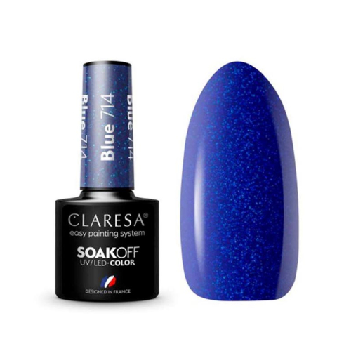 Claresa - Smalto semipermanente Soak off - 714: Blue