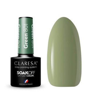 Claresa - Smalto semipermanente Soak off - 801: Green