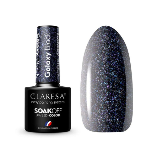 Claresa - Smalto semipermanente Soak off - Galaxy Black