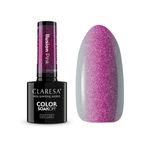 Claresa - Smalto semipermanente Soak off - Ilusion Pink