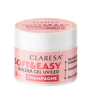 Claresa - Gel Costruttore Soft & Easy - Champagne - 45 g